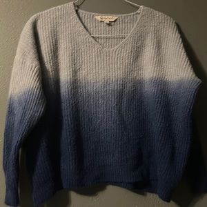 Ombré blue sweater